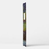 Coques Case-Mate iPhone Tapis vert, bleu et marron (Verso / Droite)