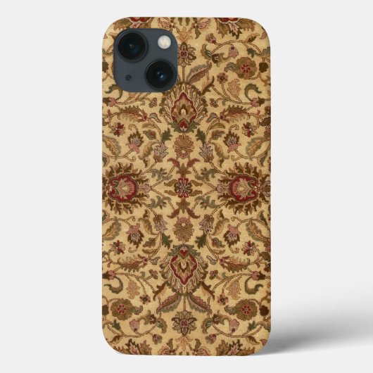 Coques Case-Mate iPhone Tapisserie arabe à fleurs d'or (Verso)