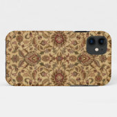 Coques Case-Mate iPhone Tapisserie arabe à fleurs dorées (Dos (Horizontal))