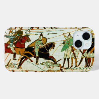 COQUE POUR iPhone 15 TAPISSERIE BAYEUX, BATAILLE DE HASTINGS, CHEVALIER