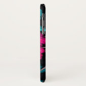 Coques Case-Mate iPhone Tapisserie de fleurs broderies (Dos/Gauche)