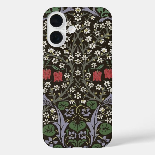 Coques Case-Mate iPhone Tapisserie florale de ronce de William Morris (Verso)