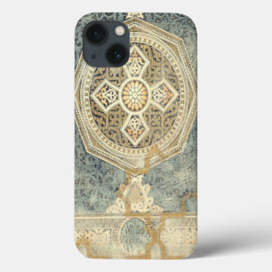 iPhone 13 Case Tapisserie ornementale avec design géométrique orn