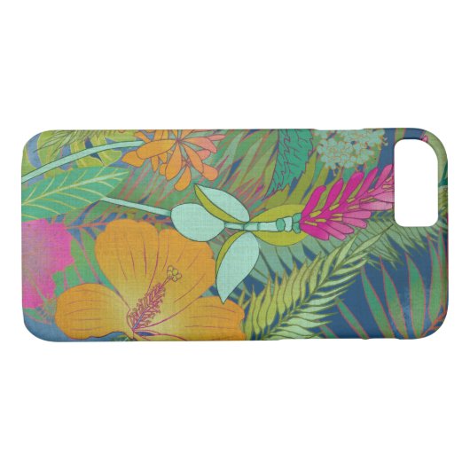 Coques Case-Mate iPhone Tapisserie tropicale II (Dos (Horizontal))