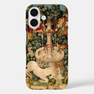 Coques iPhone 16 Tapisseries de licorne médiévale Impression : Met