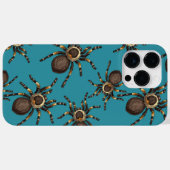 Coques Case-Mate iPhone Tarantula sur bleu (Verso (horizontal))