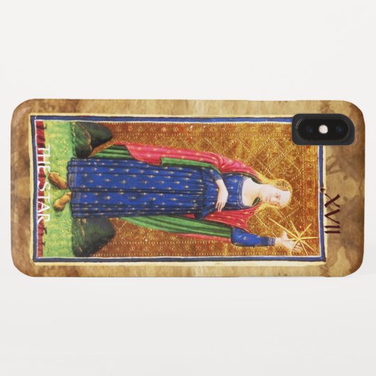 COQUES Case-Mate iPhone TAROTS ANCIENS RENAISSANCE 17 / L'ÉTOILE (Dos (Horizontal))