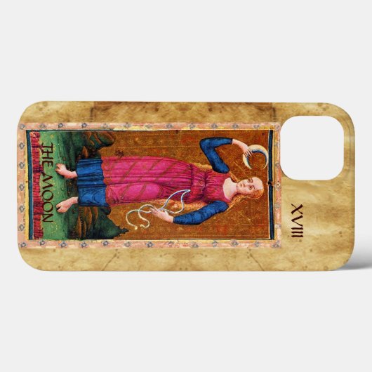 COQUES Case-Mate iPhone TAROTS ANCIENS RENAISSANCE 18 / LA LUNE (Verso (horizontal))