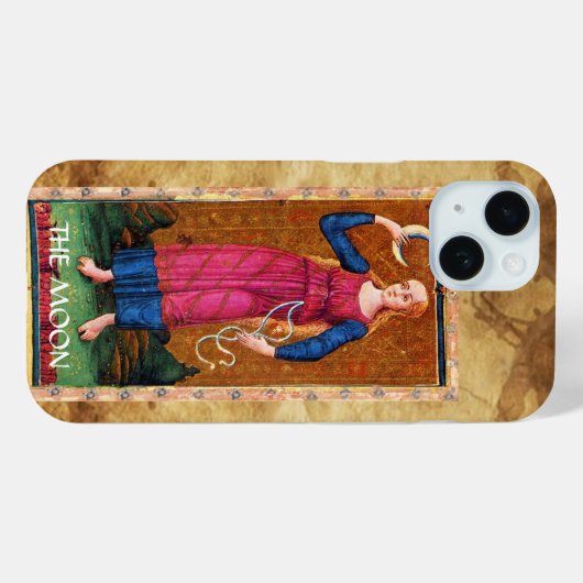 COQUES Case-Mate iPhone TAROTS ANCIENS RENAISSANCE 18 / LA LUNE (Verso (horizontal))
