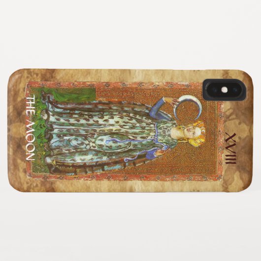 COQUES Case-Mate iPhone TAROTS ANCIENS RENAISSANCE 18 / LA LUNE (Dos (Horizontal))