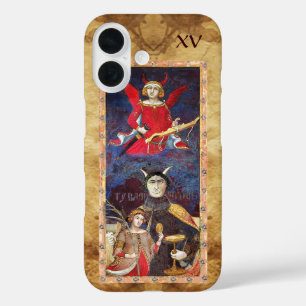 COQUES iPhone 16  TAROTS DE RENAISSANCE ANTIQUE 15 / LE DIABLE
