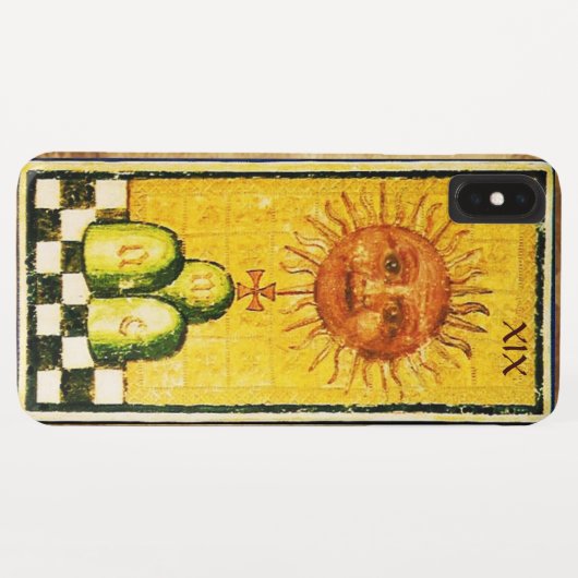 COQUES Case-Mate iPhone TAROTS DE RENAISSANCE ANTIQUE 19 / LE SOLEIL (Dos (Horizontal))