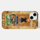 COQUES Case-Mate iPhone TAROTS DE RENAISSANCE ANTIQUE 21 / LE MONDE (Verso (horizontal))
