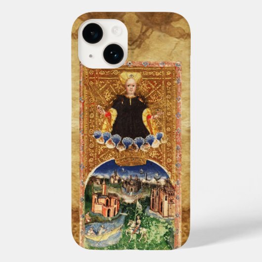 COQUES Case-Mate iPhone TAROTS DE RENAISSANCE ANTIQUE 21 / LE MONDE (Verso)