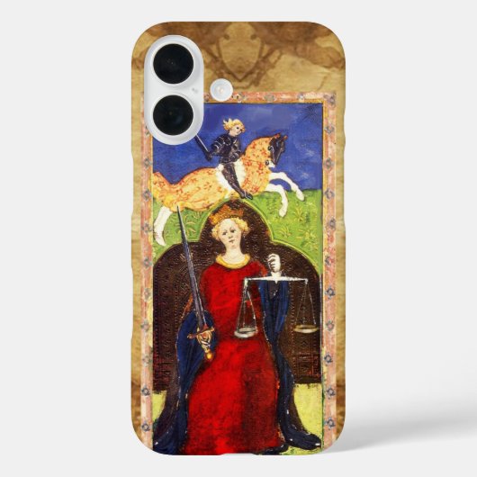 COQUES Case-Mate iPhone TAROTS DE RENAISSANCE ANTIQUE 8 / JUSTICE (Verso)