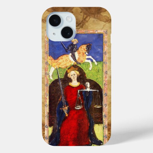 COQUES Case-Mate iPhone TAROTS DE RENAISSANCE ANTIQUE 8 / JUSTICE (Verso)