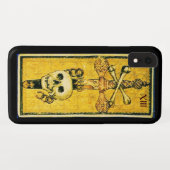 COQUES Case-Mate iPhone TAROTS DE RENAISSANCE ANTIQUE / ACE D'ÉPÉE (Dos (Horizontal))