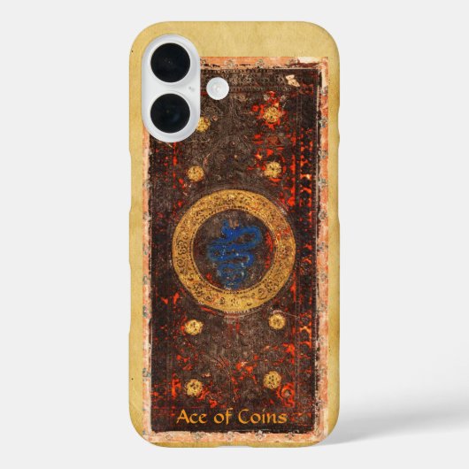 COQUES Case-Mate iPhone TAROTS DE RENAISSANCE ANTIQUE / ACE DES PIÈCES (Verso)