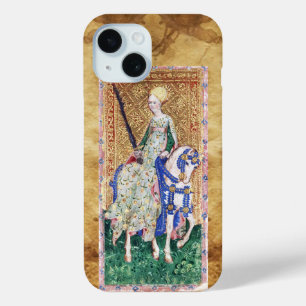 COQUE POUR iPhone 15 TAROTS DE RENAISSANCE ANTIQUE / FEMME DES ÉPÈRES