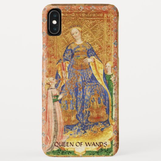 COQUES Case-Mate iPhone TAROTS DE RENAISSANCE ANTIQUE / REINE DE WANDS (Dos)