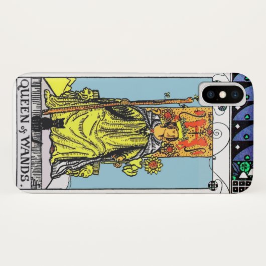 COQUES Case-Mate iPhone TAROTS/ REINE DE WANDS (Dos (Horizontal))