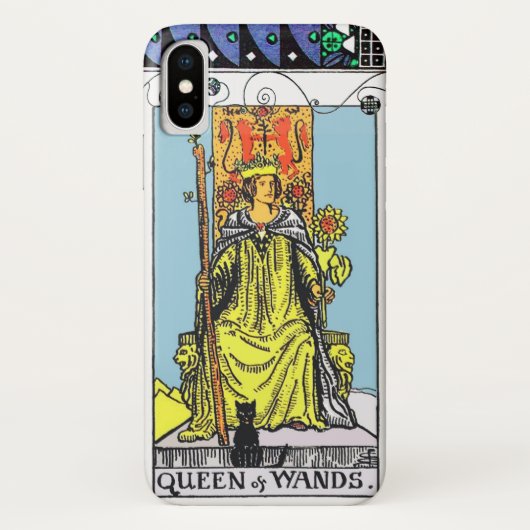 COQUES Case-Mate iPhone TAROTS/ REINE DE WANDS (Dos)