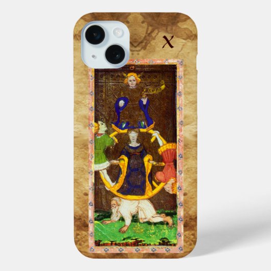 COQUES Case-Mate iPhone TAROTS RENAISSANCE ANTIQUES 10 / ROUE DE LA FORTUN (Verso)