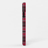 Coques Case-Mate iPhone Tartan - Black Lumberjack rouge et blanc cassé (Dos/Droite)