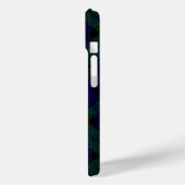 Coques Case-Mate iPhone Tartan Black Watch bleu vert carreaux (Verso / Gauche)