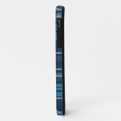 Coques Case-Mate iPhone tartan bleu (Dos/Gauche)