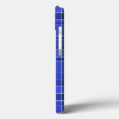 Coques Case-Mate iPhone Tartan bleu plaid (Verso / Gauche)