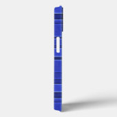 Coques Case-Mate iPhone Tartan bleu plaid (Verso / Droite)