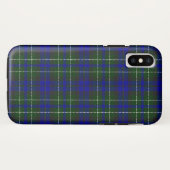 Coques Case-Mate iPhone Tartan bleu vert Macneil de Colonsay (Dos (Horizontal))