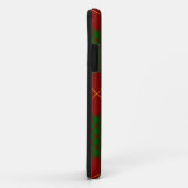 Coques Case-Mate iPhone Tartan Cameron rouge vert carreau (Dos/Droite)