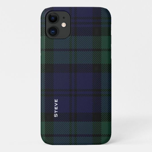 Coques Case-Mate iPhone Tartan de Black Watch (Dos)