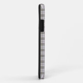 Coques Case-Mate iPhone Tartan de mode gris (Dos/Droite)