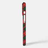 Coques Case-Mate iPhone Tartan écossais diagonal rouge et vert (Verso / Gauche)