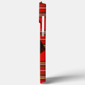 COQUES Case-Mate iPhone TARTAN ÉCOSSAIS ET ROUGE GREEN BOWS NOËL PARTI (Verso / Gauche)