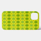 Coques Case-Mate iPhone Tartan écossais vert brillant (Verso (horizontal))