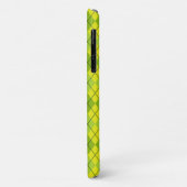 Coques Case-Mate iPhone Tartan écossais vert brillant (Dos/Gauche)