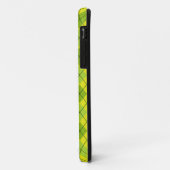 Coques Case-Mate iPhone Tartan écossais vert brillant (Dos/Gauche)