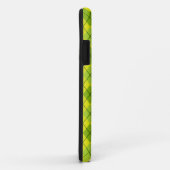 Coques Case-Mate iPhone Tartan écossais vert brillant (Dos/Droite)