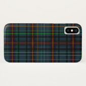 Coques Case-Mate iPhone Tartan en bleu, orange, vert... (Dos (Horizontal))