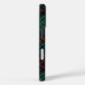 Coques Case-Mate iPhone Tartan en bleu, orange, vert... (Verso / Droite)