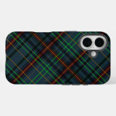 Coques Case-Mate iPhone Tartan en bleu, orange, vert... (Verso (horizontal))