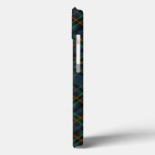 Coques Case-Mate iPhone Tartan en bleu, orange, vert (Verso / Gauche)