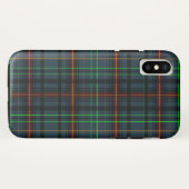 Coques Case-Mate iPhone Tartan en bleu, orange, vert... (Dos (Horizontal))