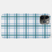 Coques Case-Mate iPhone Tartan en turquoise... (Dos (Horizontal))