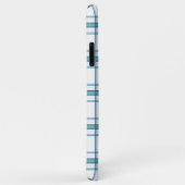 Coques Case-Mate iPhone Tartan en turquoise... (Dos/Droite)