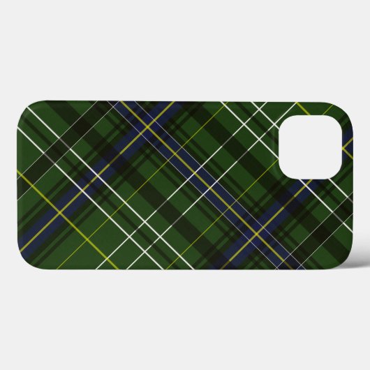 Coques Case-Mate iPhone Tartan en vert (Verso (horizontal))